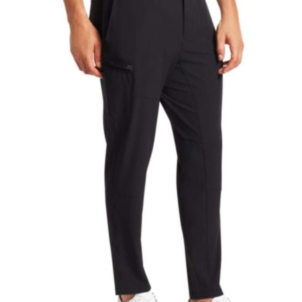 Very cool tapered trousers with utilitarian detail